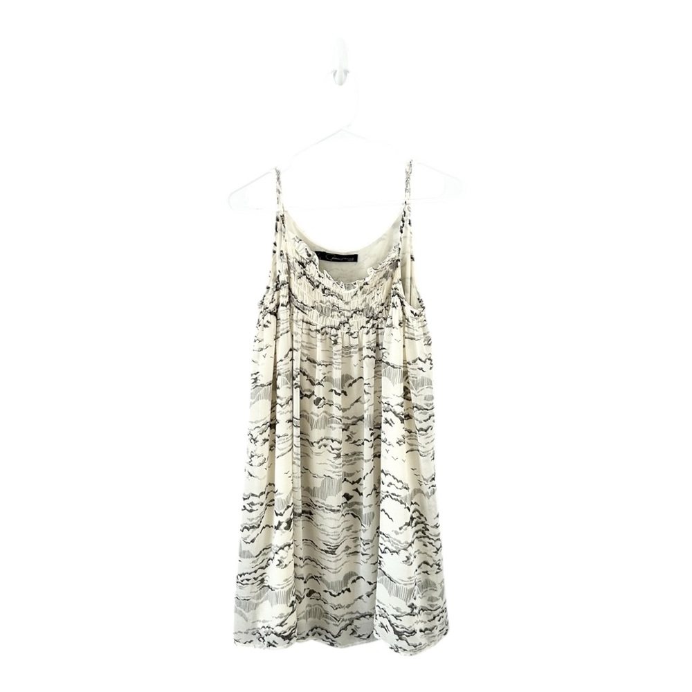 Patterson J. Kincaid Bird Print Flowy Mini Dress Size Large